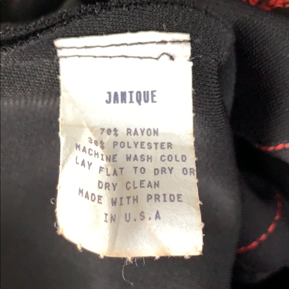 New with tags black sundress with red stitching - Picture 6 of 6